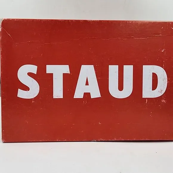 STAUD Chiara Espadrille Sandals Women's 7 Natural High Heel Tassel Braided Rope* - Picture 4 of 15